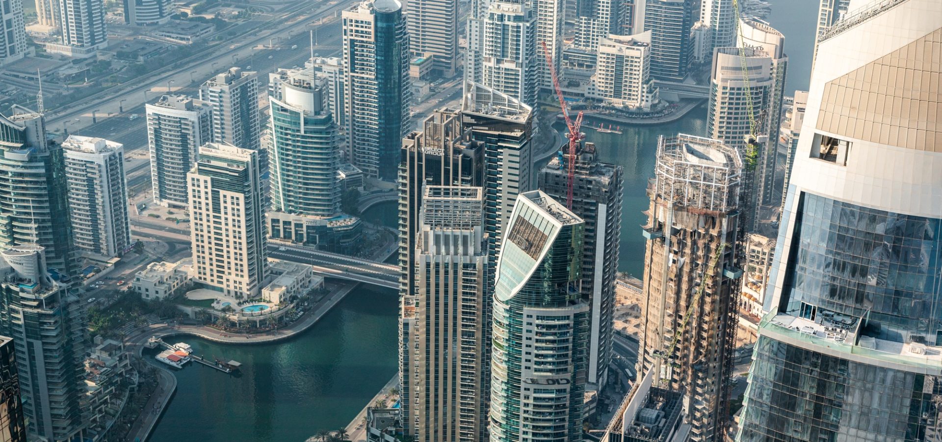 Dubai Marina skyscrapers