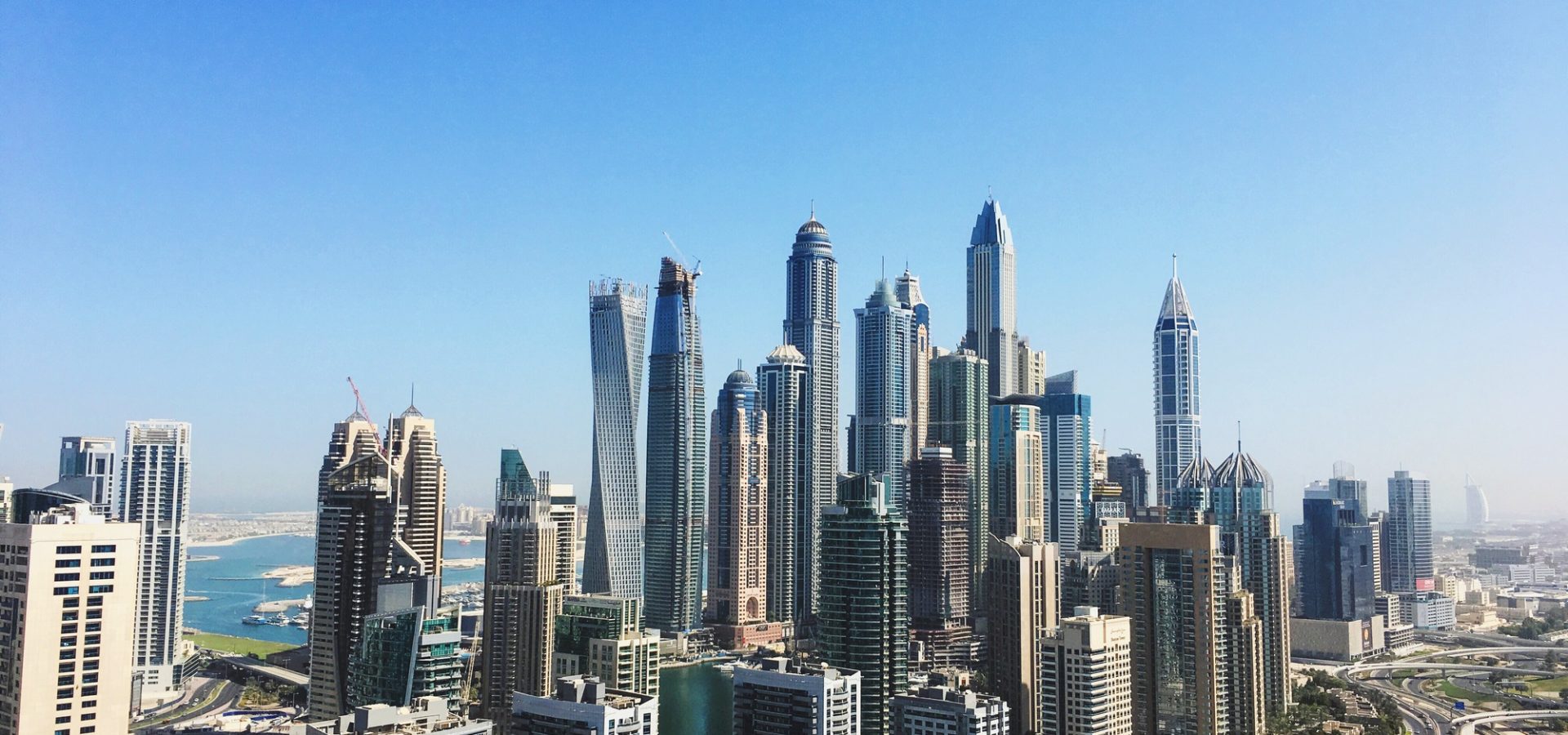 View of Dubai city Center